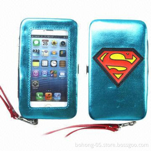 PU and Metal Cases for iPhone 5S, with Multifunction Card Bit Package, Various Colors Available